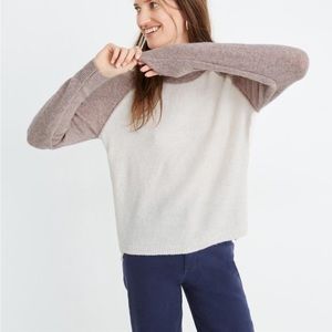 Madewell Colorblock Allister Pullover Sweater Sz S